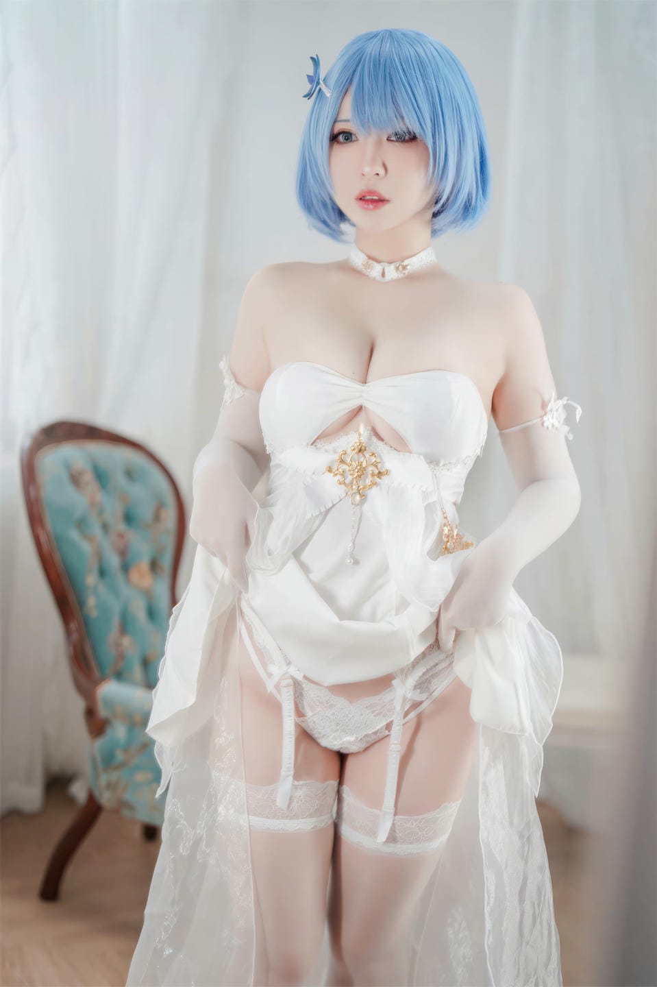 半半子 - 碧蓝航线 恰巴耶夫 白骑兵的旋律 礼服 [64P2V-306M] 1 (50).jpg